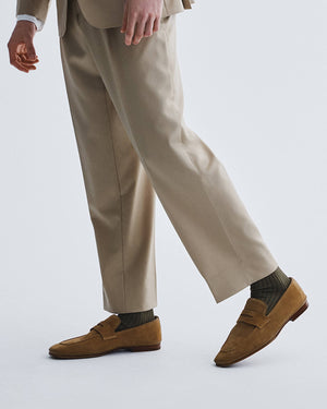 Corso Tan Suede Loafers