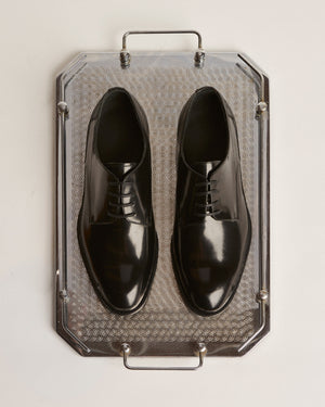 Dyer Hi-Shine Black Derby Shoes