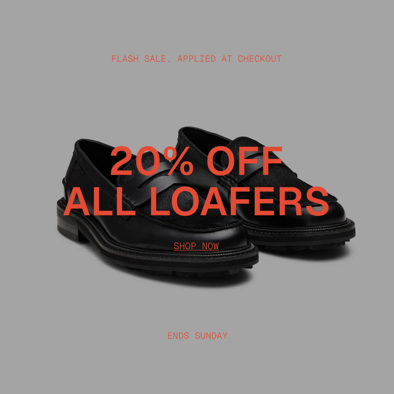 20% off all Loafers.