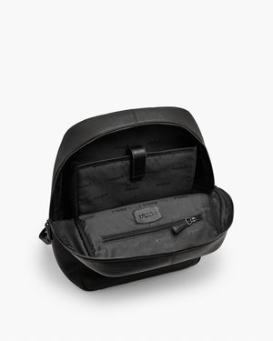 Nappa Black Backpack