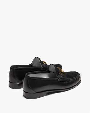 Argyle Black Horsebit Loafers