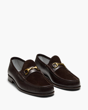 Argyle Brown Horsebit Loafers