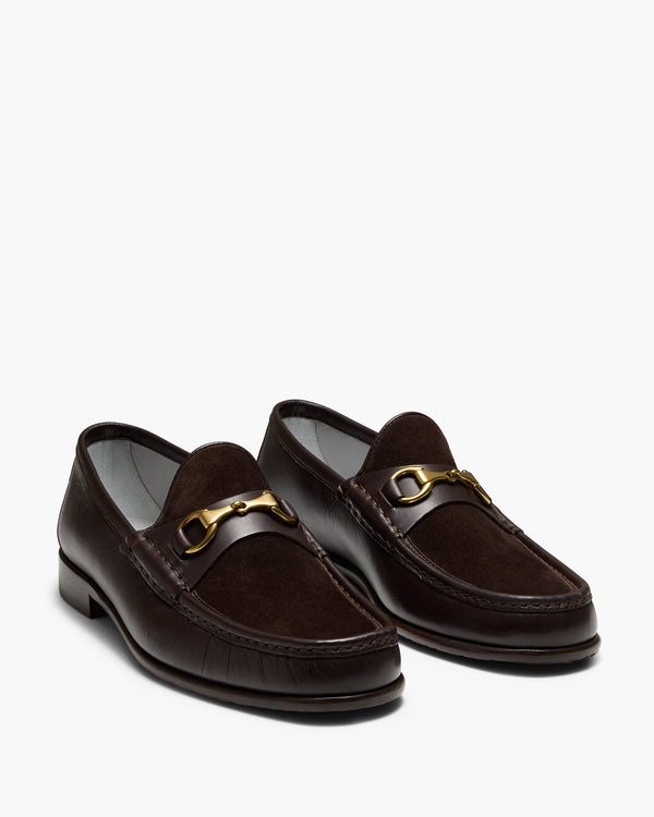 Argyle Brown Horsebit Loafers