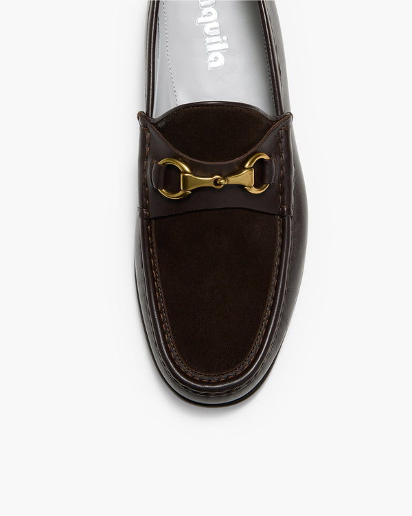 Argyle Brown Horsebit Loafers