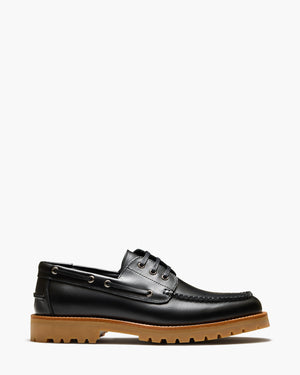 Ark Black Boat Shoes