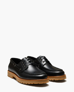 Ark Black Boat Shoes