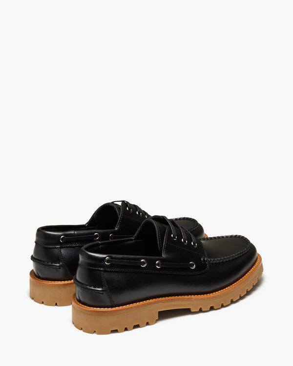 Ark Black Boat Shoes