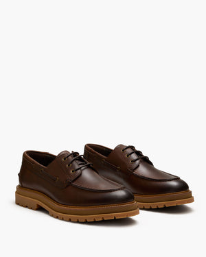 Beam Dark Brown Boat Shoes