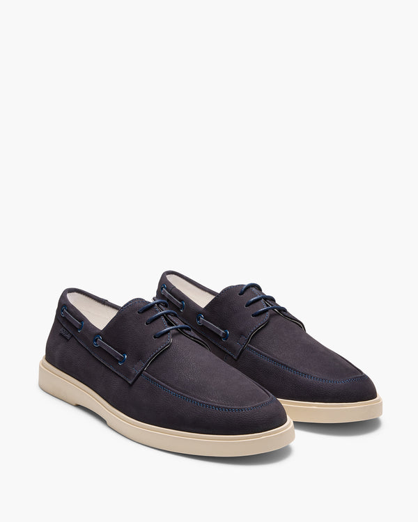 Breeze Navy Nubuck Deck Shoes