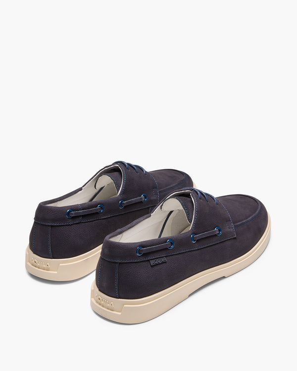 Breeze Navy Nubuck Deck Shoes
