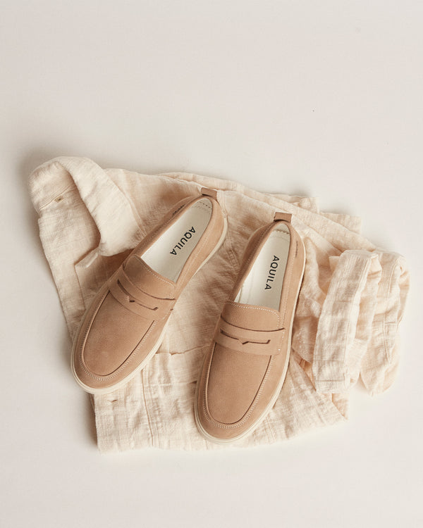 Breeze Sand Nubuck Loafers