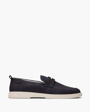 Breeze Navy Nubuck Loafers