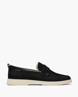Breeze Black Nubuck Loafers