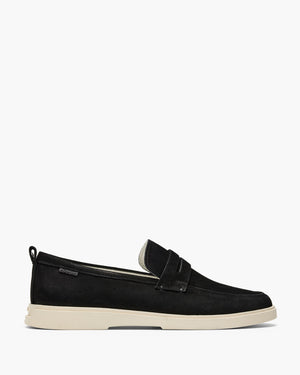 Breeze Black Nubuck Loafers