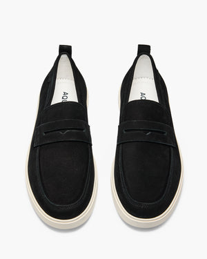 Breeze Black Nubuck Loafers