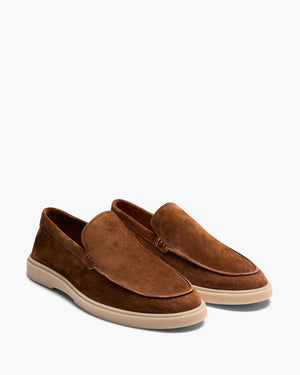 Breeze Almond Suede Slip On Shoes