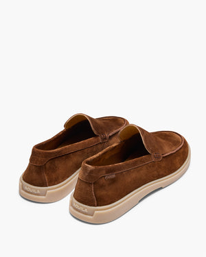 Breeze Almond Suede Slip On Shoes