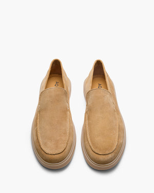 Breeze Sand Suede Slip On Shoes