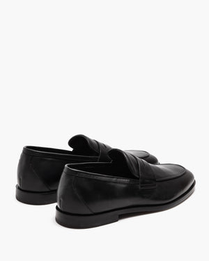 Caine Black Penny Loafers