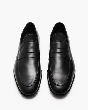Caine Black Penny Loafers