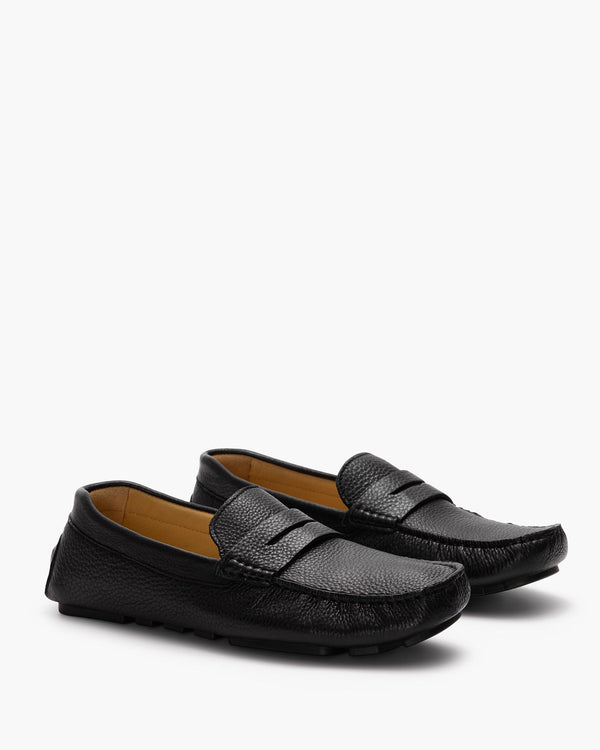 Cisco Black Driving Shoes