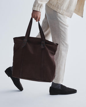 Corso Dark Brown Suede Loafers