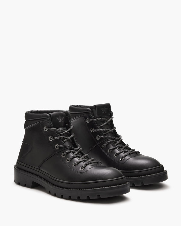 Cortina Black Hiker Boots