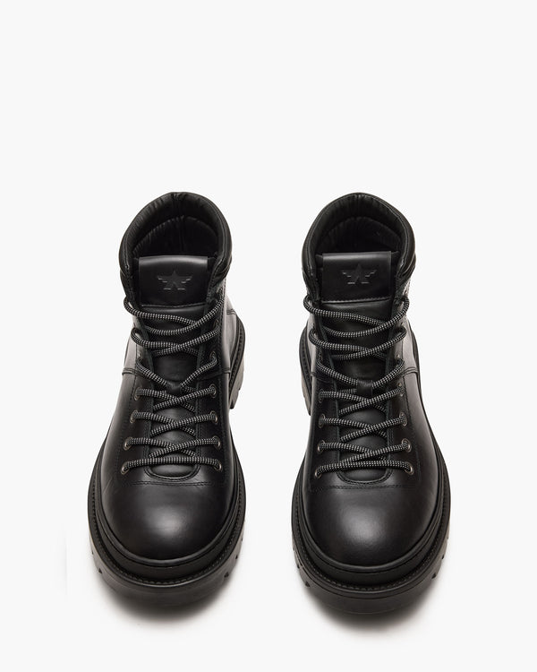 Cortina Black Hiker Boots