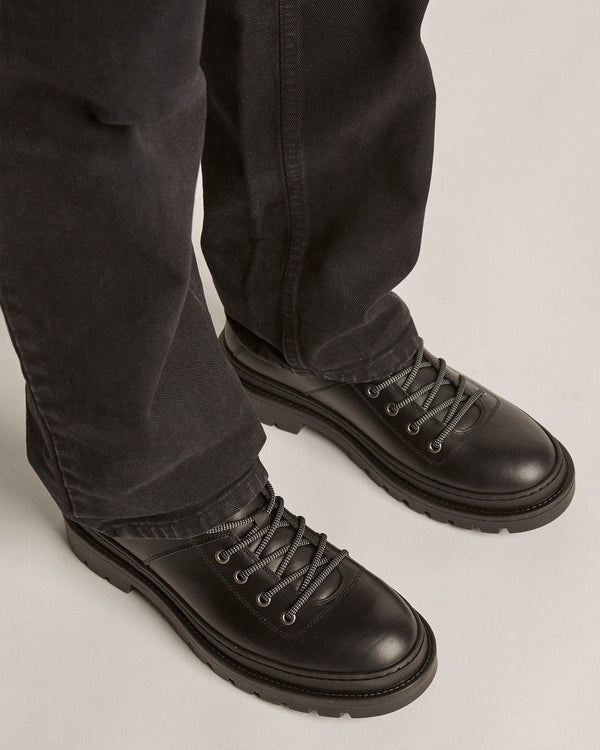 Cortina Black Hiker Boots