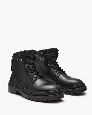 Cortina Black Worker Boots