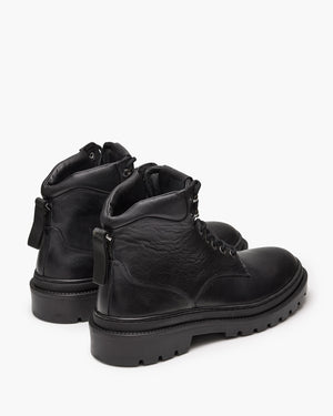 Cortina Black Worker Boots