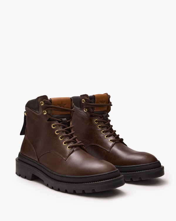 Cortina Brown Worker Boots