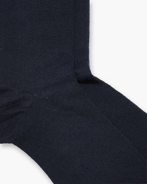 Aquila Navy Cotton Socks - Twin Pack