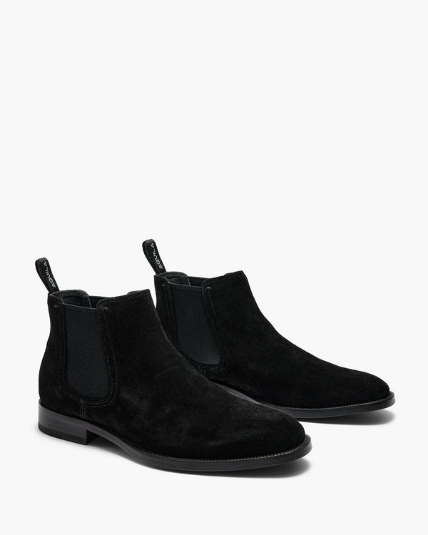 Dakota 2.0 Black Suede Chelsea Boots