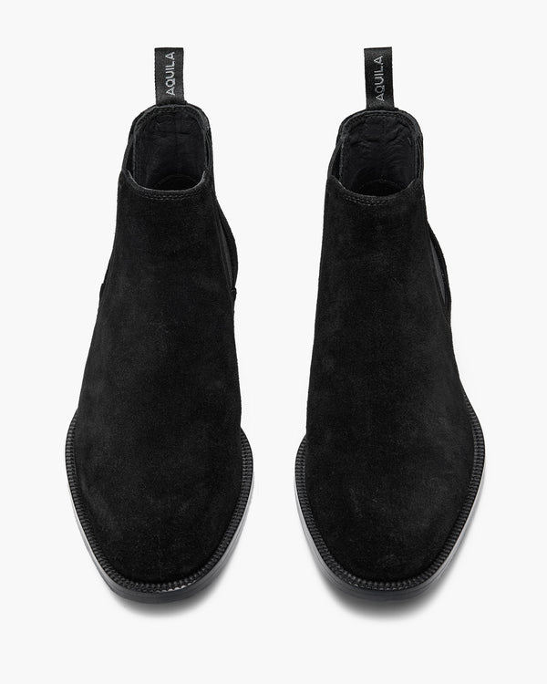 Dakota 2.0 Black Suede Chelsea Boots