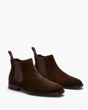 Dakota 2.0 Brown Suede Chelsea Boots