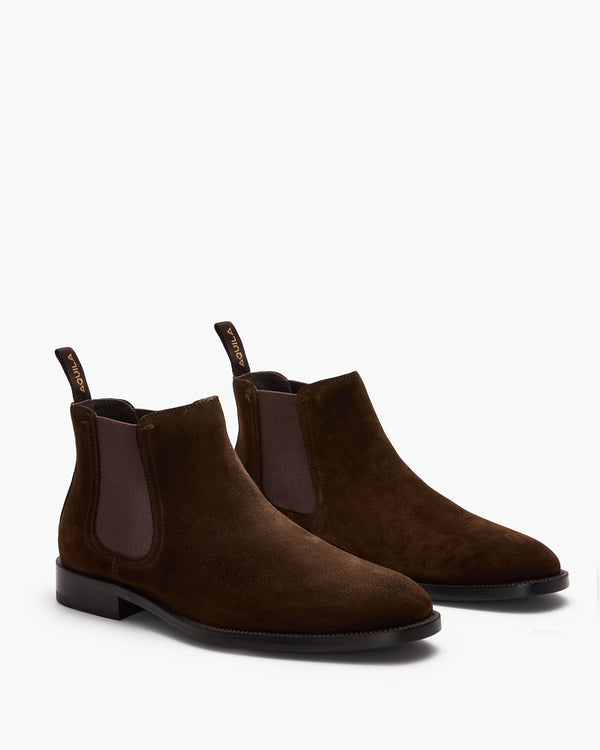 Dakota 2.0 Brown Suede Chelsea Boots