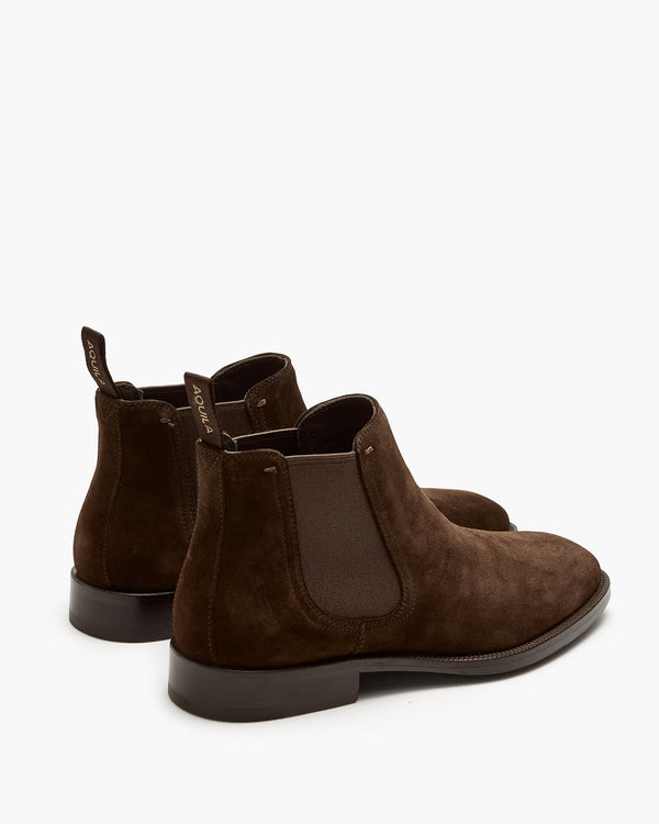 Dakota 2.0 Brown Suede Chelsea Boots