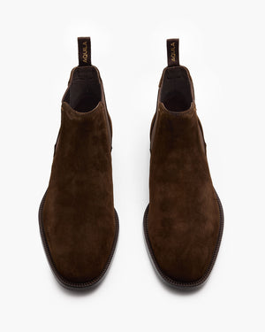 Dakota 2.0 Brown Suede Chelsea Boots