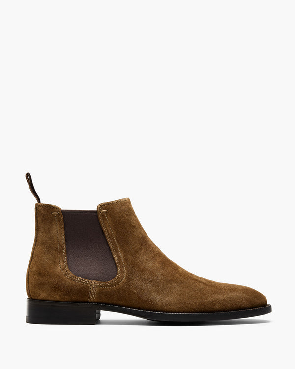 Dakota 2.0 Khaki Suede Chelsea Boots
