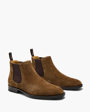 Dakota 2.0 Khaki Suede Chelsea Boots