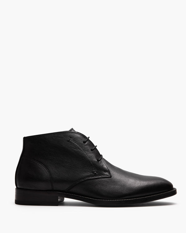 Dakota 2.0 Black Lace-Up Boots