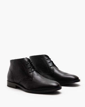 Dakota 2.0 Black Lace-Up Boots