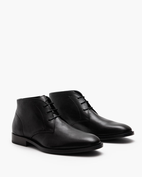 Dakota 2.0 Black Lace-Up Boots