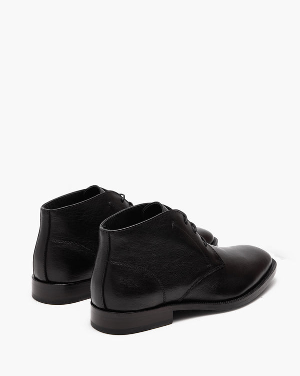Dakota 2.0 Black Lace-Up Boots