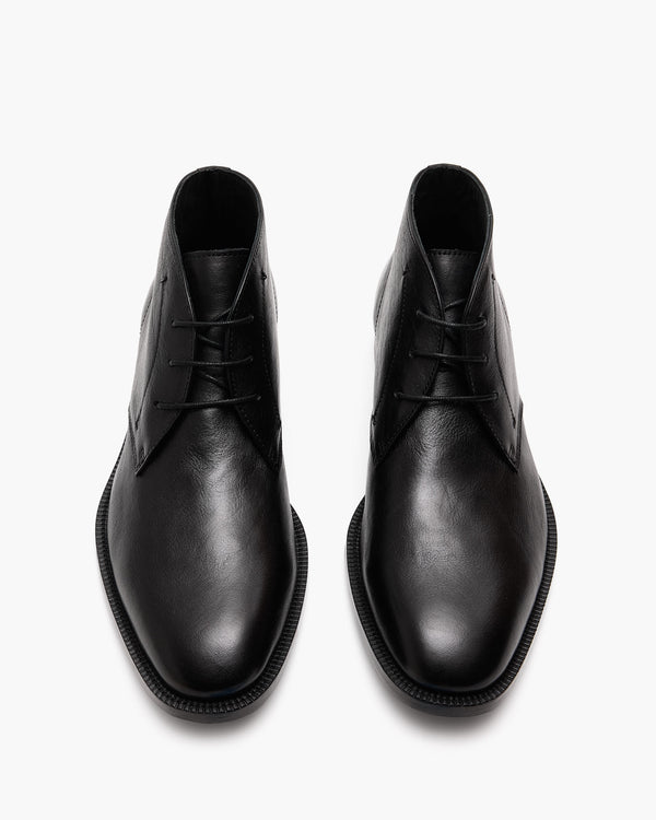 Dakota 2.0 Black Lace-Up Boots