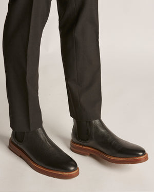 Dakar Black Chelsea Boots