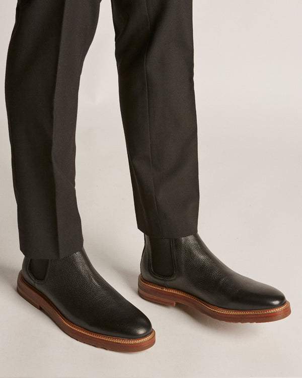 Dakar Black Chelsea Boots