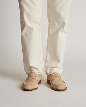 Dartmouth Sand Suede Loafers