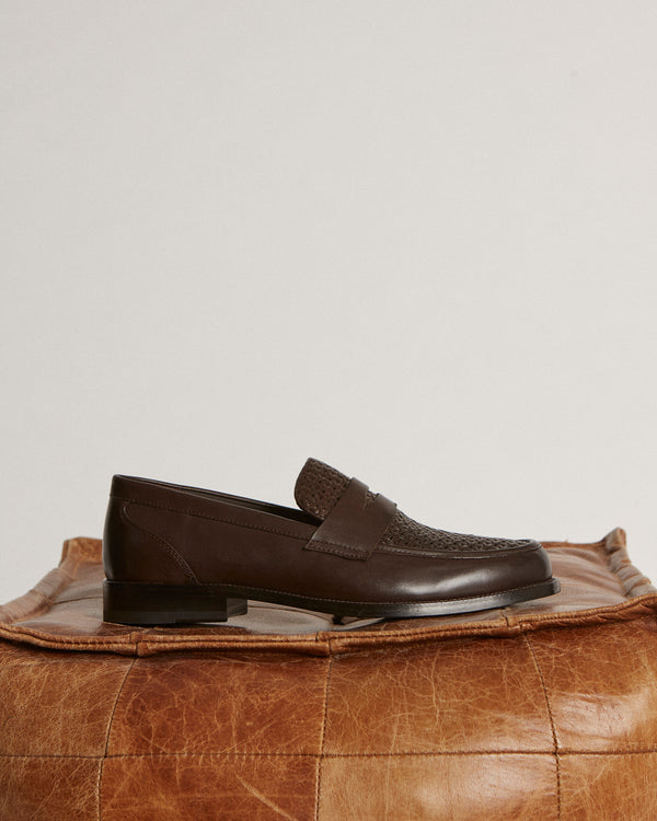 Dartmouth Brown Weave Loafers
